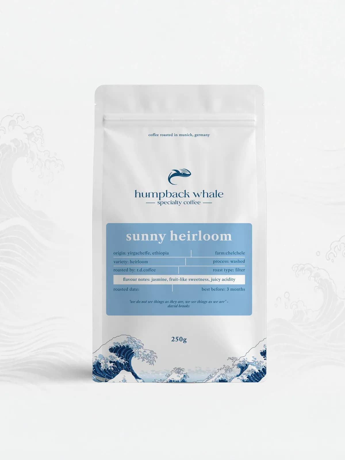 Sunny Heirloom — washed Heirloom Ethiopian Varieties from Yirgacheffe, Ethiopia